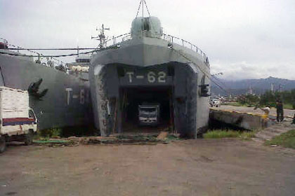 El Transporte de la Armada Bolivariana T62 será el encargado de llevar la ayuda humanitaria a Guatemala