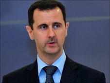 El presidente sirio dice que el gobierno israelí es "pirómano" y que si no hay posibilidades de paz, hay más de guerra.