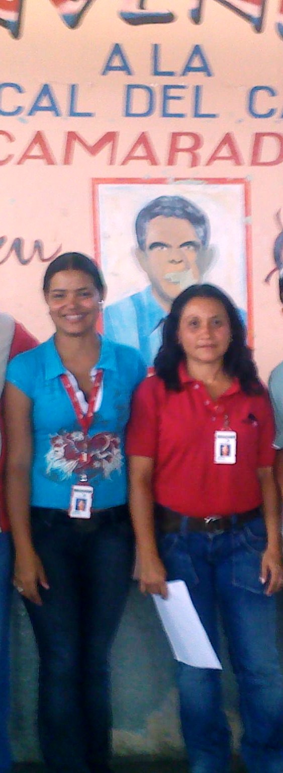 Mercedes Martin y Geraldine Cabrera del Sindicato de PETROCASA