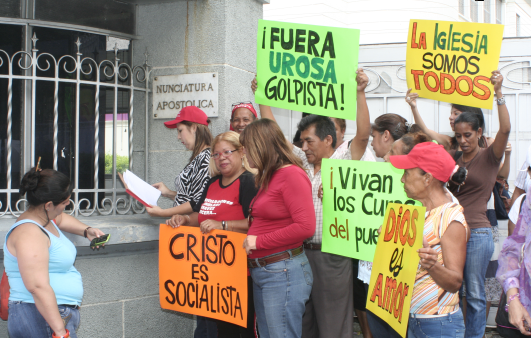 Las mujeres entregaron documento en la Nunciatura en Caracas