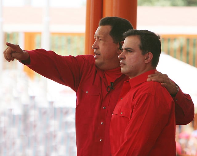 Hugo Chávez Frías y Tarek William Saab