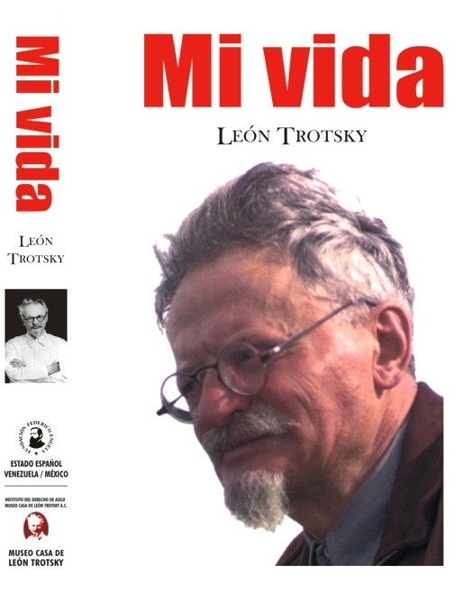 Portada del libro "Mi Vida"  autobiografia de León Trotsky