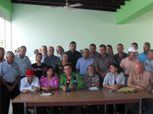 Mesa de Unidad en Trujillo