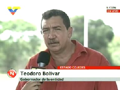 El gobernador bolivariano del estado Cojedes Teodoro Bolívar ofreció el apoyo a los 150 compatriotas ex-policias ante la negativa del alcalde de Tinaquillo Carlos Añez a el pago de pasivos laborales y denuncias de violación de sus derechos laborales y constitucionales