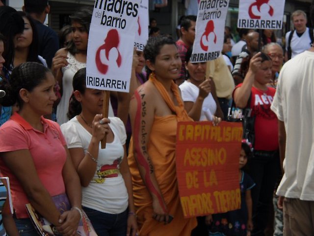 Caravana contra el sistema culpable del Cambio Climático en Barquisimeto