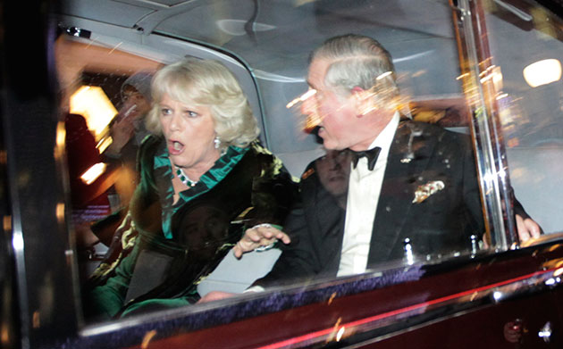 El príncipe Carlos, heredero del trono, y su esposa Camilla