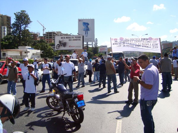 Los trabajadores de Alimentos Polar marcharon en Caracas