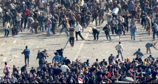 Batalla campal en El Cairo