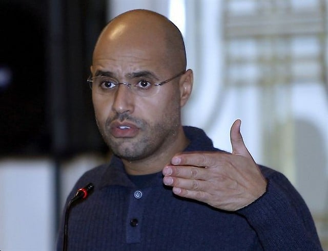 Saif al-Islam Kadafi.