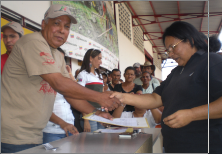 En Sabana de Parra en Yaracuy se hizo entrega de insumos de la Misión AgroVenezuela