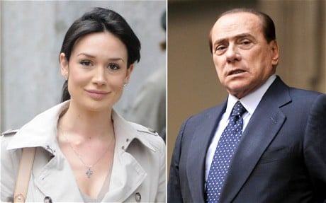 Nicole Minetti y Silvio Berlusconi