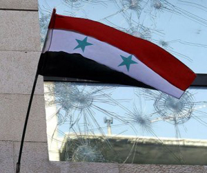 La bandera de Siria