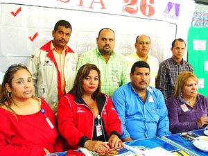 Integrantes del FSTA y de la Plancha 26, luchadores por la defensa del Control Obrero