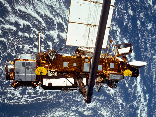 La foto fue tomada desde una de las estaciones espaciales de la NASA