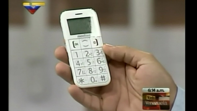 lanza teléfono para adultos mayores y personas