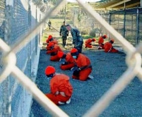 Prisioneros en la Base de Guantanamo