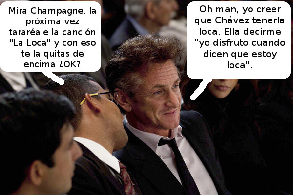 La Loca María Conchicta Alonso acusó a Sean Penn de ser un comunista cabrón