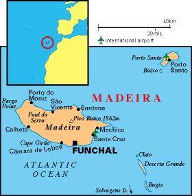 Madeira, situada frente a las costas de Marruecos y que cuenta con apenas 268.000 habitantes, es una de las dos regiones autónomas de Portugal junto al archipiélago de las Azores.