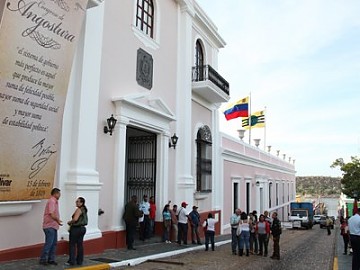 Casa del Congreso de Angostura donde El Libertador ofreció su histórico discurso (deformado ahora por Capriles)