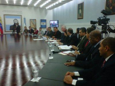 Reunion del Presidente Chávez con representantes del grupo China International Trust and Investment Corporation (Citic) 