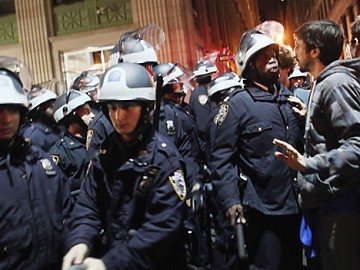 Ocupa Wall Street contra la policía