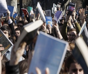 Las protestas contra los recortes en la educación estremecieron recientemente a Valencia