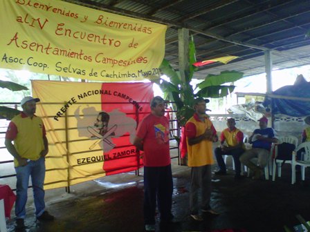 Encuentro Nacional de Asentamientos Zamoranos del FNCEZ, "Organizar y Producir para el Socialismo"