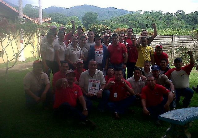 trabajadores de Cafe Venezuela