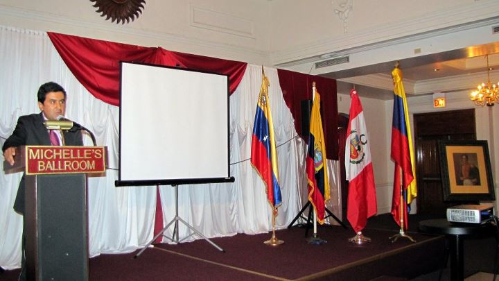 Palabras de Alberto Revelo, Encargado de Asuntos Consulares del Ecuador