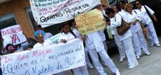 Las enfermeras del hospital Clinico de Maracaibo