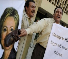 Hillary Clinton, rechazada en Egipto