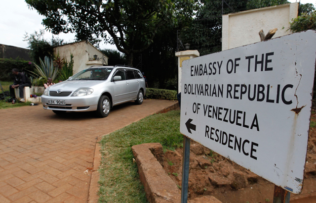 La Embajada de Venezuela en Kenia.