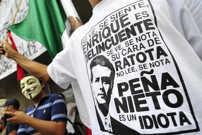 México mantiene sus protestas contra lo que consideran una imposición de Enrique Peña Nieto como ganador de las elecciones presidenciales.