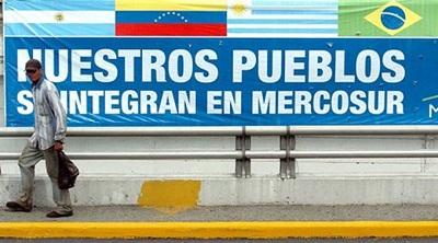 Manifestaciones populares de respaldo a Venezuela y al Mercosur