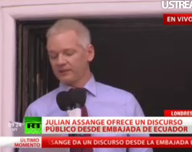 Assange en Londres