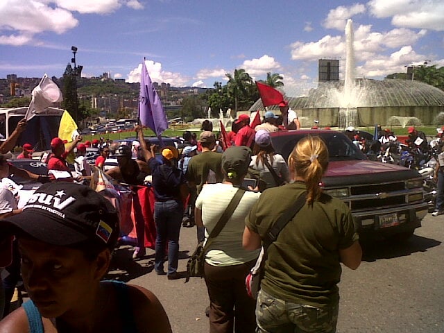 Caravana del GPP partió de Plaza Venezuela