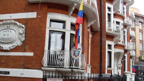 Embajada ecuatoriana en Londres