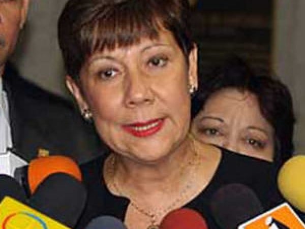 La rectora de la Universidad Central de Venezuela (UCV), Cecilia García Arocha
