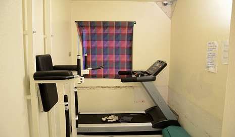 El gimnasio personal que la cárcel ha preparado para Breivik