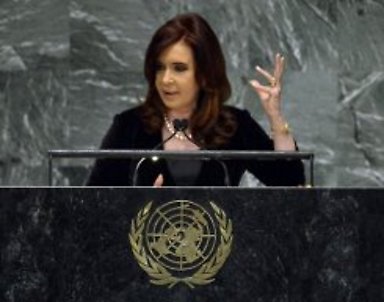 Cristina Fernandez, en la ONU