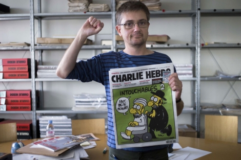 Fueron publicadas varias caricaturas de Mahoma en el semanario 'Charlie Hebdo'