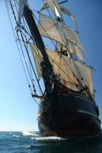 El HMS Bounty, hundido