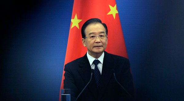 El primer ministro de China, Wen Jiabao