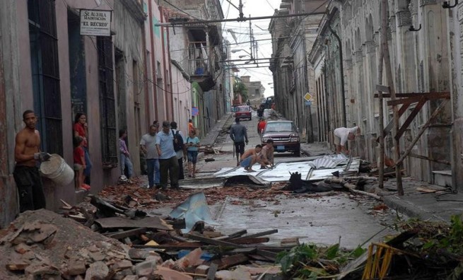 El Huracán Sandy golpeó fuertemente a Santiago de Cuba