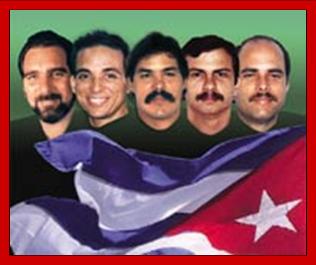 Los cinco antiterroristas cubanos presos injustamente en EEUU