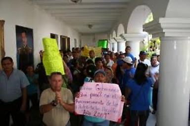 Protesta de los docentes de Miranda