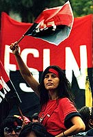Frente Sandinista adelante en las encuestas en Nicaragua