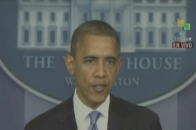 El presidente de los Estados Unidos, Barack Obama, llamó a los estadounidenses a estar alerta por el paso del huracán Sandy
