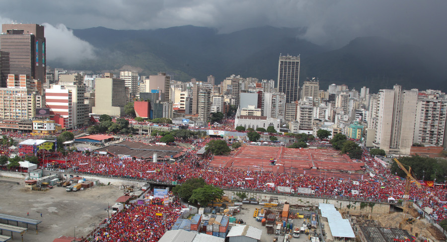 La avalancha bolivariana toma Caracas