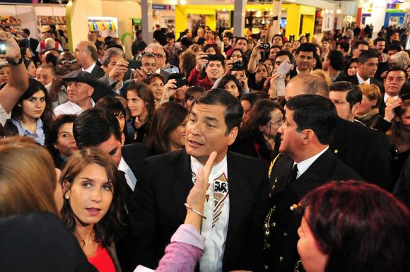 Presidente Correa en Chile